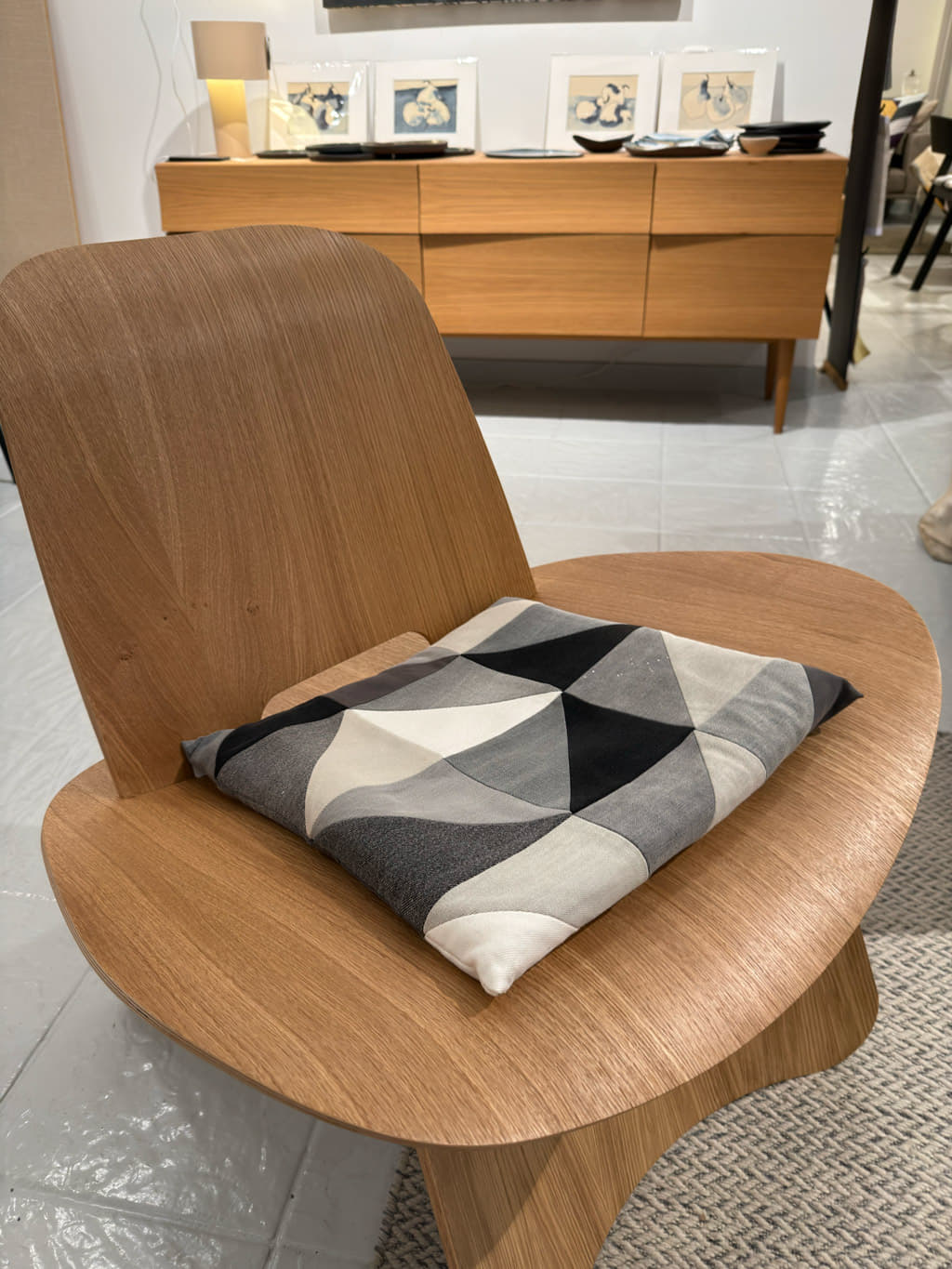 Denim pillow - Sitzkissen Black